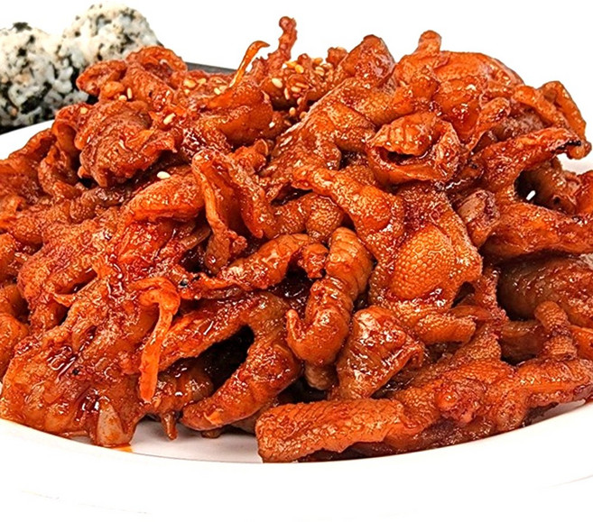 홍미닭발 매운 불 닭발 튤립닭발 국물닭발 뼈없는닭발 뼈있는닭발, 220g, 1개, 무뼈닭발(오리지널)