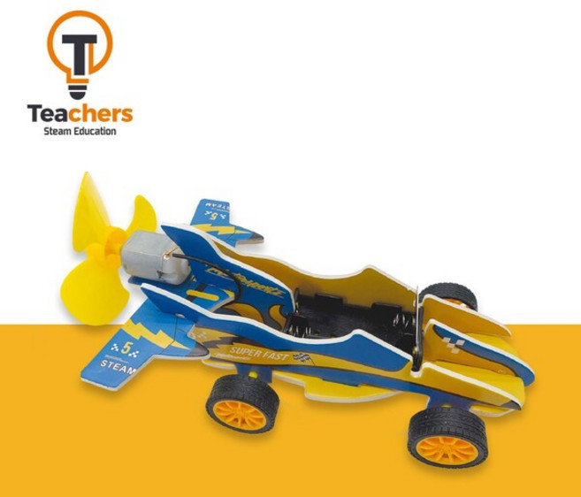 두사몰 티처스 STEAM 우드락 DIY 풍력에너지 레이싱카