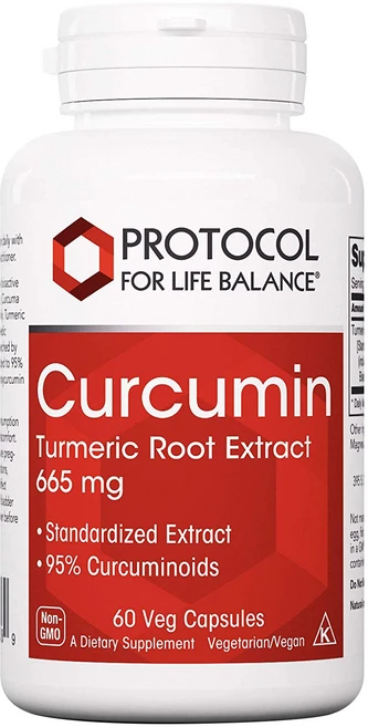 Protocol For Life 커큐민 665mg 베지 캡슐, 60정, 1개 - 쿠팡