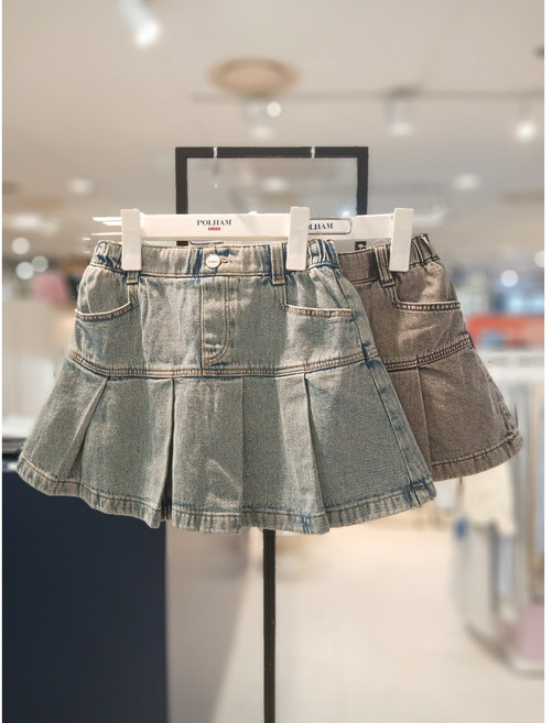 폴햄키즈 빠른배송 여아 데님 스커트 PKG2RR2030
