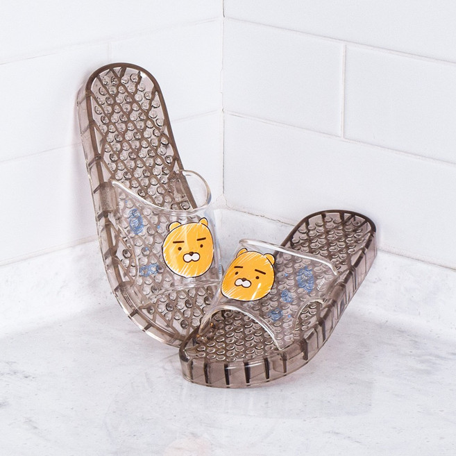 릴팡 카카오프렌즈 PVC아이콘 아동욕실화(라이언), 단품, 1개