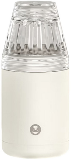 타임모어 아이스 휴대용 커피 텀블러, 1개, 밀크 화이트