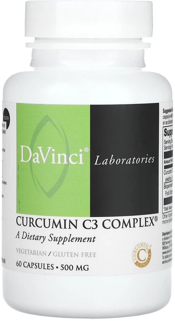 DaVinci Laboratories 커큐민 C3 복합체 500mg 캡슐 60정, DaVinciLaboratories커큐민C3복합체500, 1개 - 쿠팡