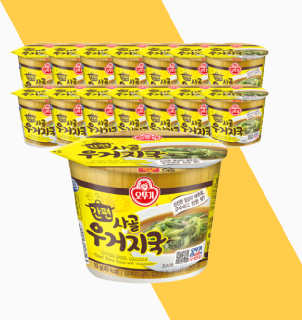 오뚜기 간편 사골우거지국, 10g, 15개