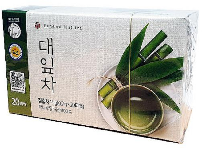 (대나무건강나라) 대잎차 20티백 대나무잎차 죽엽차, 1개, 700mg, 1개, 20개입