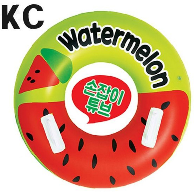 8위 - 수박 디자인 원형 보행기 튜브 75cm 물놀이 수영장 여름 안전 물놀이 용품, 1개, 상세페이지 참조