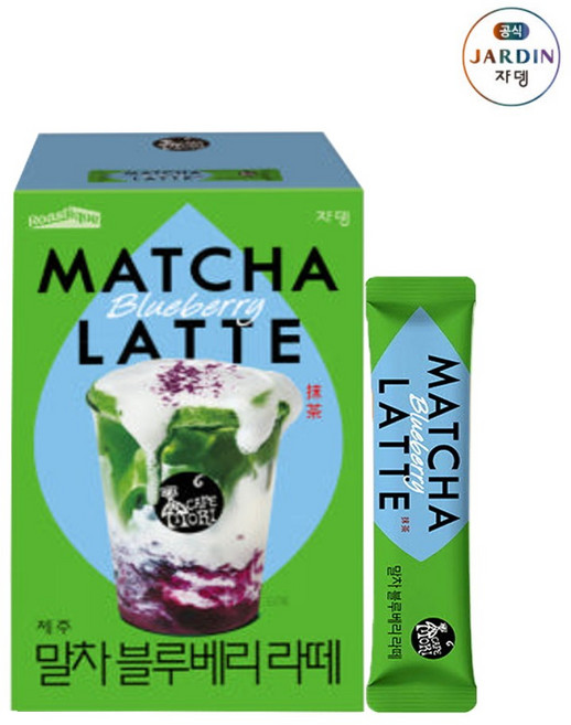 쟈뎅 로스티크 까페모리 말차 블루베리 라떼, 20g, 10개입, 1개