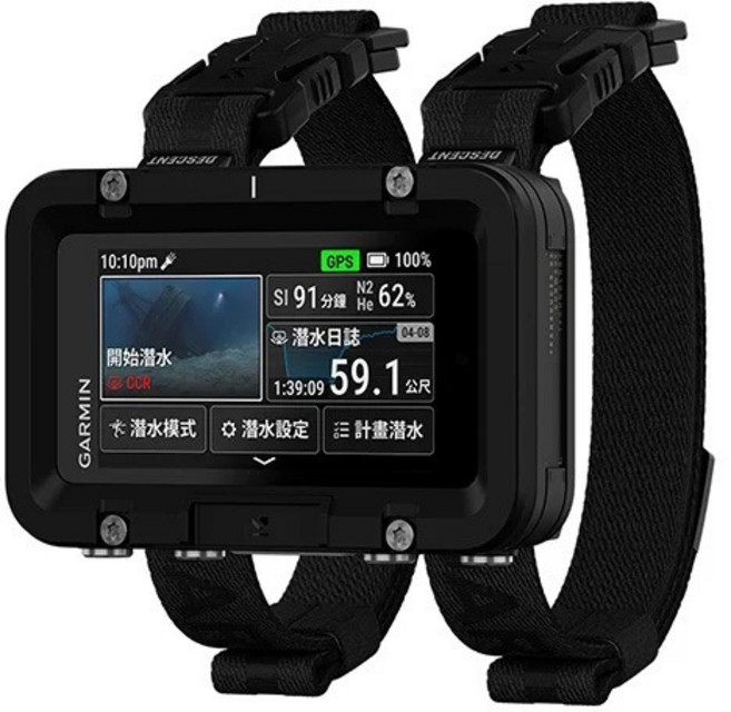 GARMIN Descent X50i GPS潛水電腦錶, Black