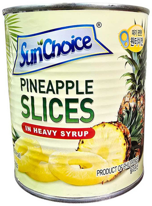 썬초이스 파인애플 슬라이스 836g, 1개