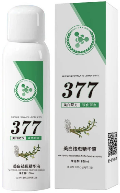 [7일 잡티 완화]377 미백 스프레이 피부 미백 콜라겐 미스트 세럼 고농축 미백 노화방지 세럼 피부 색소침착 주근깨 검버섯 개선, 100ml - 쿠팡