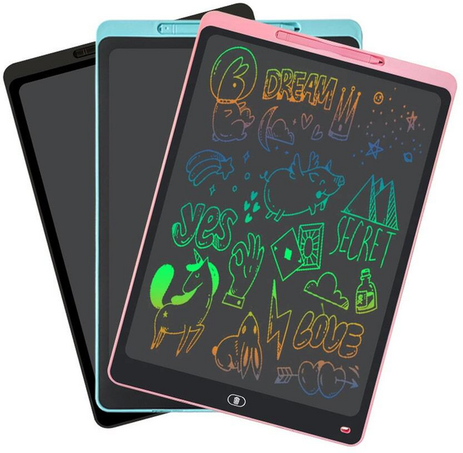 전자 LCD칠판 어린이드로잉패드 초대형 그림패드 20인치, 핑크, 1개