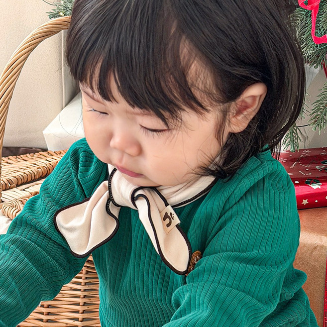 뉴코코맘 아기 유아 스카프 빕 아기커치프(VER.모찌)