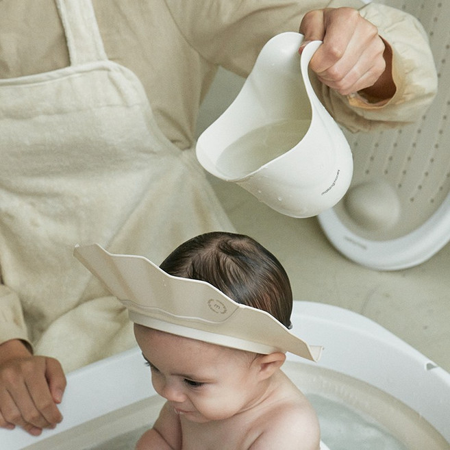 말랑하니 유아용 샴푸 샤워 목욕컵, 아몬드밀크, 1개