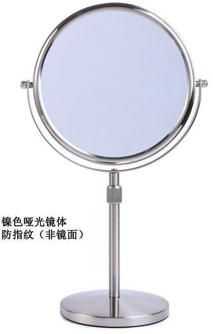 安黛 8英寸伸縮雙面化妝鏡, 安黛鎳, 8英寸正常+放大