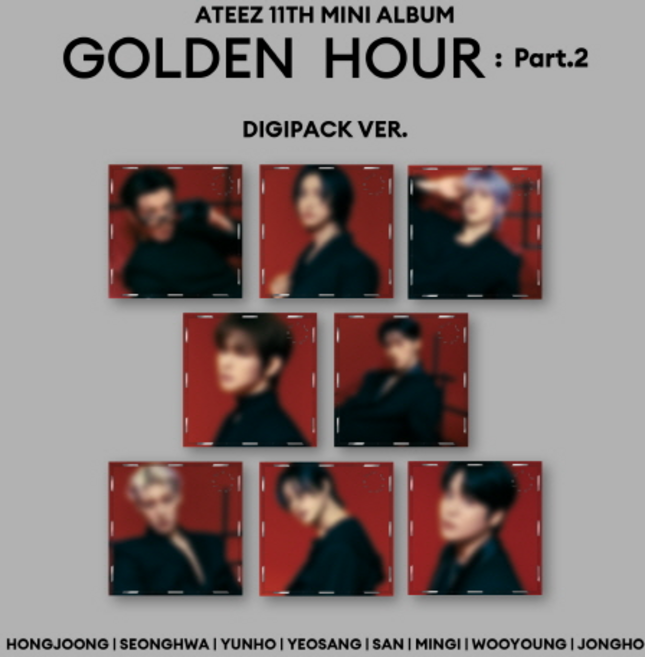 에이티즈 (ATEEZ) - GOLDEN HOUR : Part.2 [DIGIPACK VER.][8종 중 1종 랜덤발송]