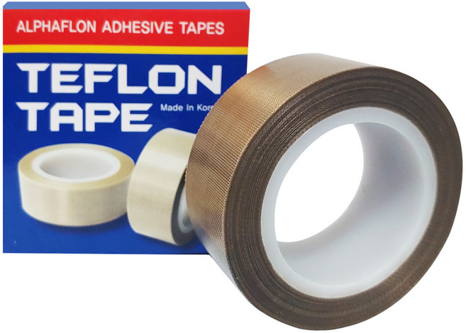 테프론테이프 내열 방열 전기 절연 열선 천 접착 썬팅 기스 방지 테이프 TEFLON 10M, 0.13mm, 25mm x 10M, 1개