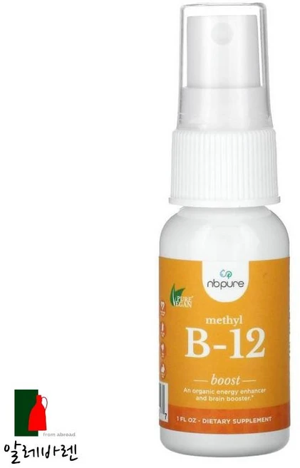 NBPure 메틸 B12 스프레이 부스트, 1개, 30ml - 쿠팡