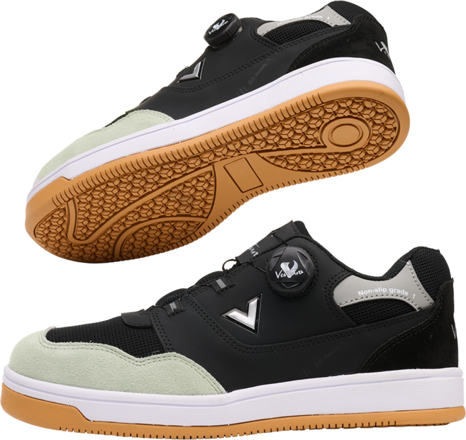 벤투라 KCS안전인증 미끄럼방지 1등급 접지력 우수한 천연소가죽 다이얼 안전화 VT-004