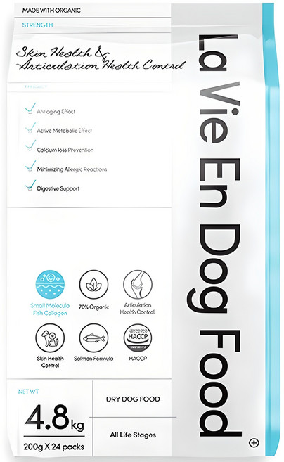 라비앙독 전연령 강아지 S 건식사료, 연어, 4.8kg, 1개