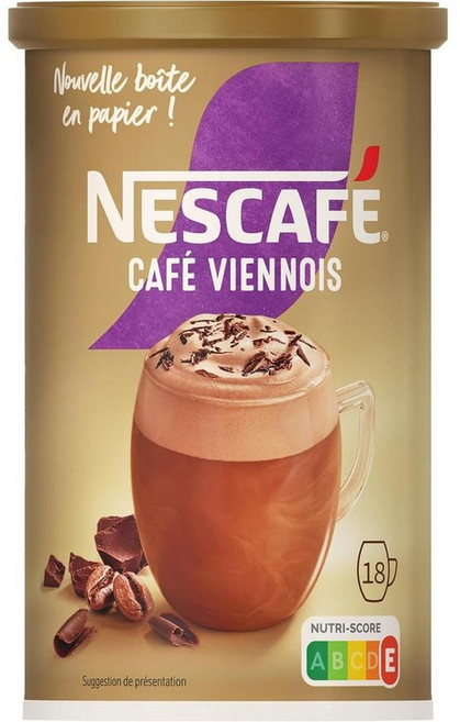 프랑스 네스카페 Nescafe Viennese Coffee 비엔나 인스턴트 커피, 4개, 1개입, 306g