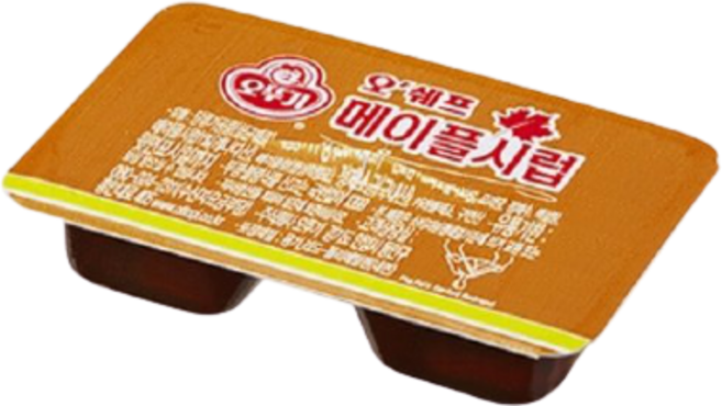 오뚜기 일회용 메이플시럽 디스펜팩, 11g, 80개