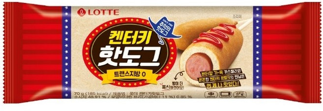 롯데햄 켄터키핫도그 700g, 2개