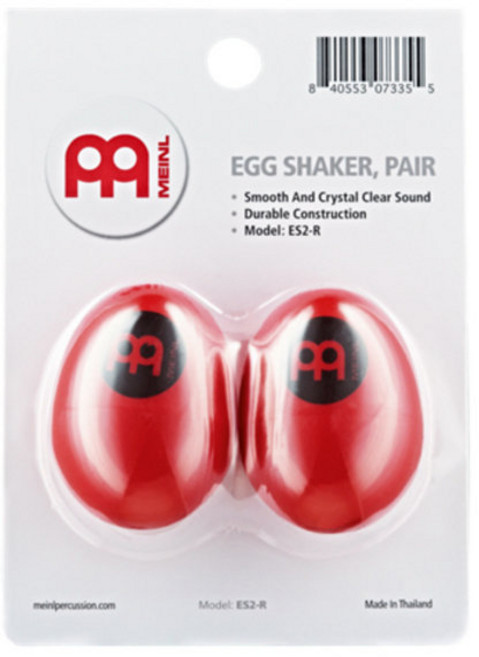Meinl 에그쉐이커 빨강 1조 ES2-RD, 1개