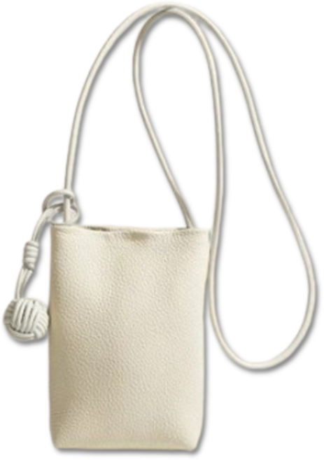 이룸마켓 천연 소가죽 미니 노트백 핸드폰 가방 여성 숄더백 매듭 폰백 8컬러