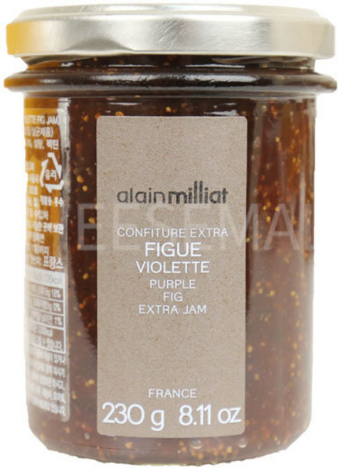 ileum^m알랭 밀리아 무화과 잼 230g 풍부한 과육 프랑스과일 가족 브레드 선물용 빵잼 맛있는 토스트일medi*^, 1개