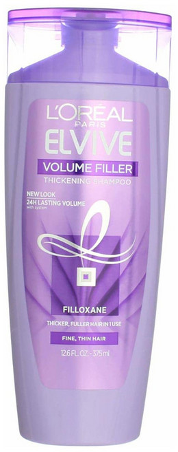 L'Oreal Paris 어드밴스드 헤어케어 볼륨 필러 띠크닝 샴푸, 375ml, 1개