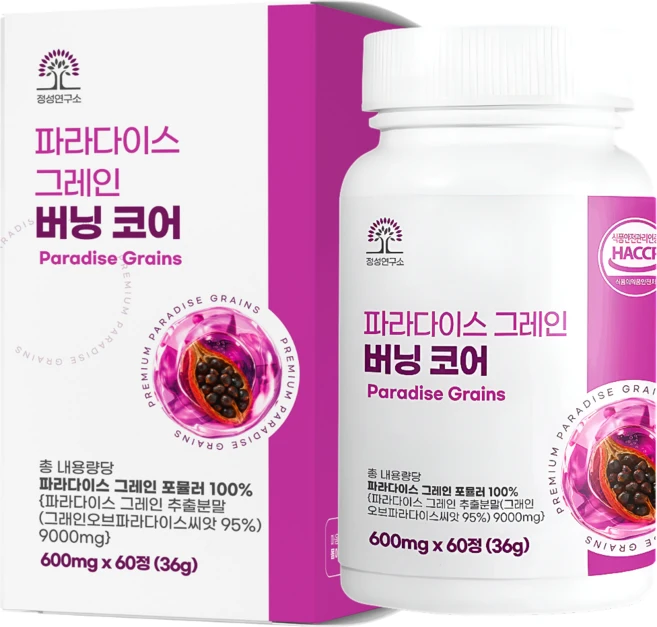 [정품] 파라다이스 그레인 버닝 코어, 1개, 60정 - 쿠팡
