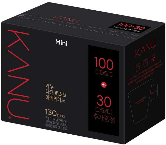 맥심 동서 카누 다크 로스트 아메리카노, 1개, 900mg