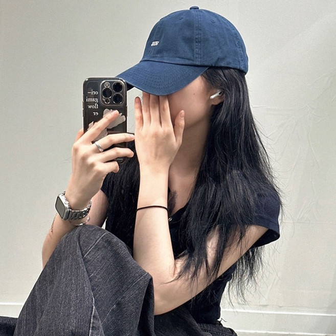 SANS 캐주얼 남녀공용 얼굴 작아보이는 야구 볼캡