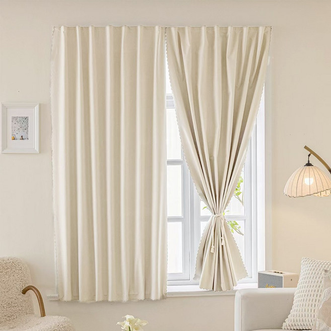 무타공 방풍 방한 간편설치 단열 붙이는 거실 창문형 암막커튼