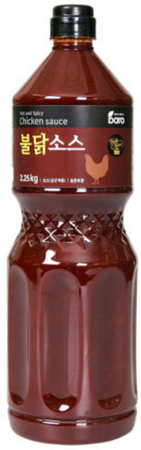 바로 불닭소스 2.25kg 불닭발 불향 불날개 매운닭발 불맛소스 업소용 대용량, 1개