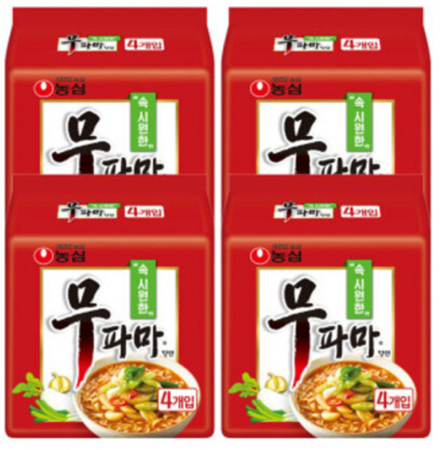 무파마탕면122g X 4입 4개 (총16개), 1개
