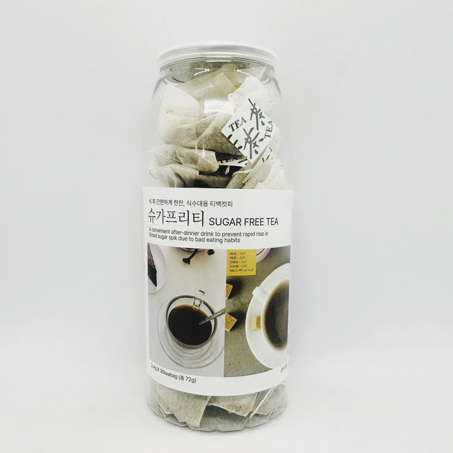 슈가컷피티 혈당스파이크 당케어 커피차 볶은 돼지감자차 여주차 제로카페인, 30개, 2.4g