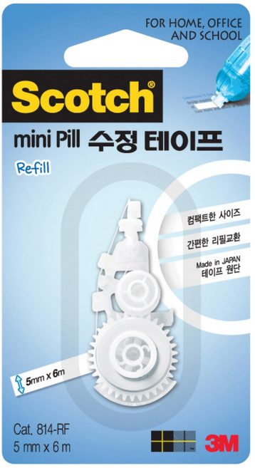 스카치 수정 테이프 미니필 리필 5mm x 6m, 1개