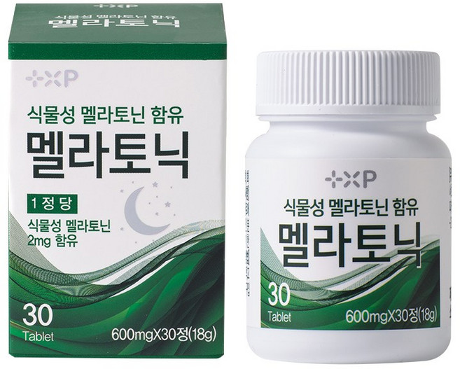 멜라토닉 프리미엄 미국산 식물성 멜라토닌 2mg 1개월분, 1개, 30정