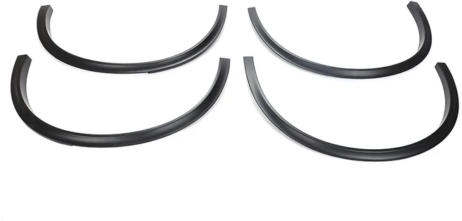 알파 로메오 스텔비오 용 리얼 카본 파이버/FRP 자동차 휠 아치 펜더 플레어 트림 립 휠 펜더 프로텍터 바디 키트, 02 FRP Matte Black