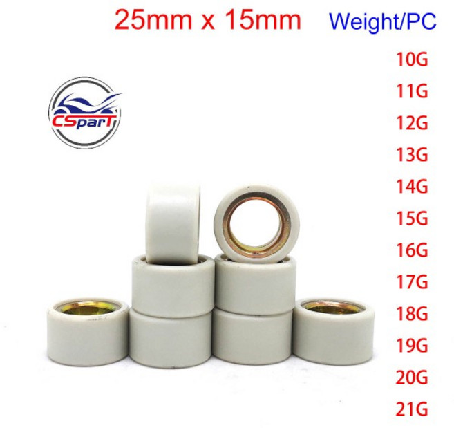 [호환] 야마하 Yp Majesty Abs용 가변기 레이싱 롤러 무게추 슬라이더 400 Xp T-Max 500 530 kymco ak550, 04 20G