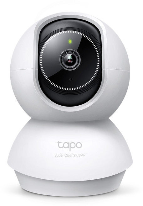 Tapo C230 3K 5MP 旋轉式AI家庭安全防護Wi-Fi攝影機 雙向語音 AI偵測 移動追蹤 512GB MicroSD, 白色