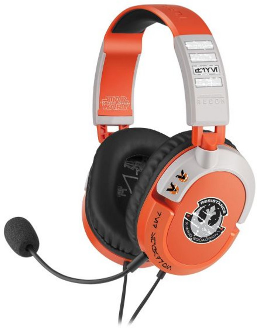 터틀 비치 스타워즈 X윙 파일럿 게이밍 헤드셋 PS4 Xbox One 신형 컨트롤러 호환 PC Mac 모바일