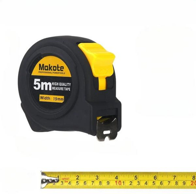 3M5M7.5M10M 법 및 인치 줄자 개폐식 두꺼운 내마모성 강철 측정 테이프 가정용 측정 도구, 03 5m19mm