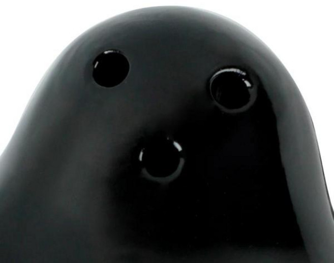 세라믹 블랙 앤 화이트 포옹 크루트 2 종 세트 후추 병 셰이커 주방 보관 파우더 거치대, 1개