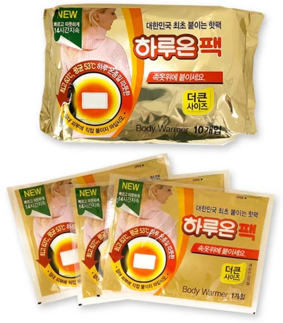 브랜드없음 하루온 핫팩 붙이는 타입 50g, 80개 - 쿠팡