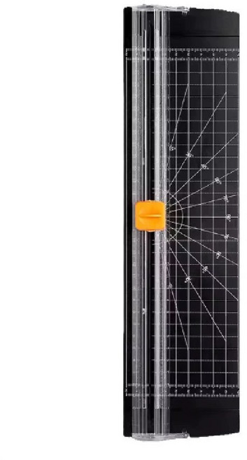 리브온 A4 미니 종이 재단기 트리머 절단기 각도자 학생용, 1개, 블랙