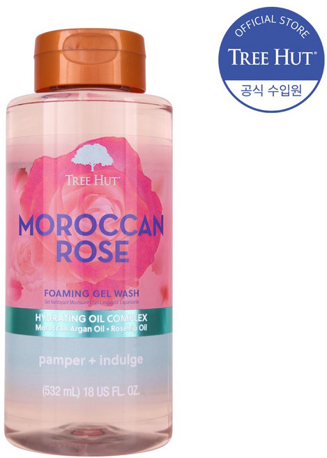트리헛 포밍 젤 바디워시 모로칸로즈, 532ml, 1개