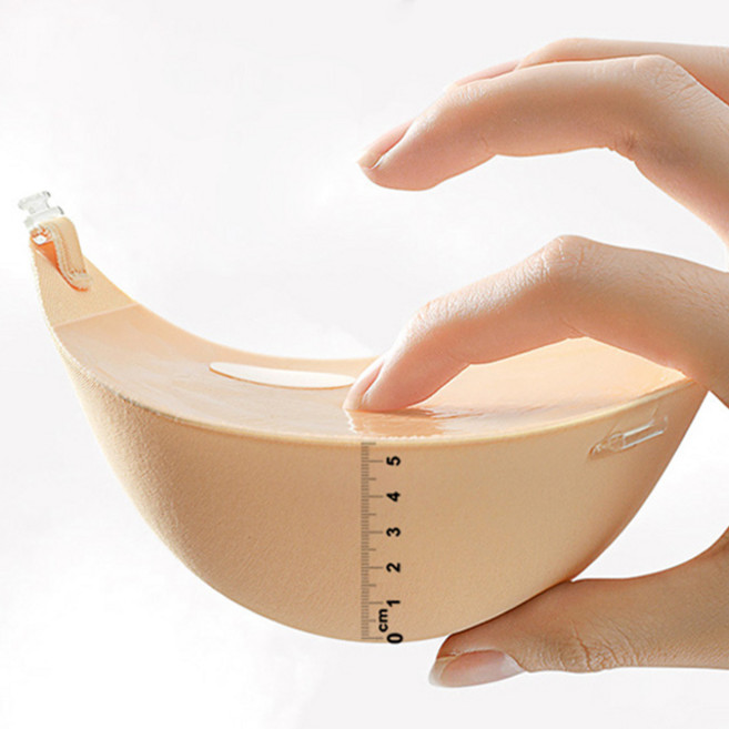 [당일출고]로맨틱멜로우5cm 접착식 볼륨브라 왕뽕 누브라 누드브라 접착브라 오프숄더브라 실리콘브라