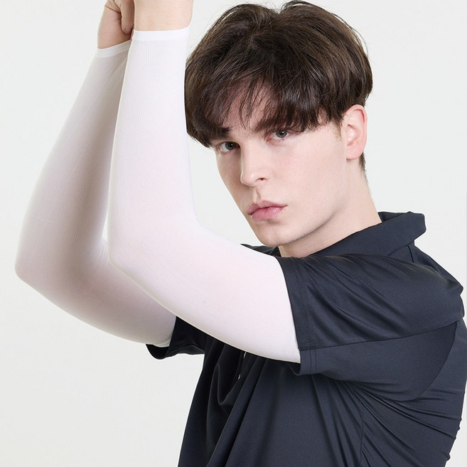 썬리즈 자외선 차단 쿨토시 팔토시, 10세트, 화이트